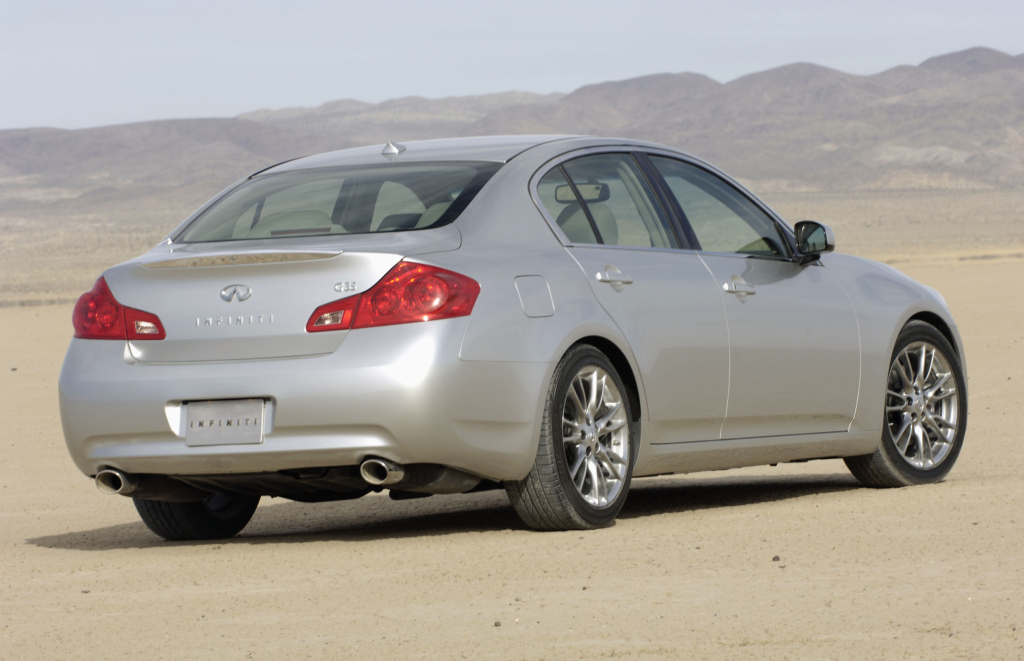 Infiniti G technical specifications and fuel economy